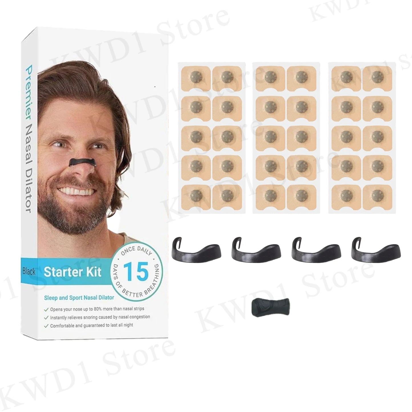 Nasal breathing dilators Magnetic Nasal Strips Increase Air Intake Improve Sleep Quality Reduce Snoring